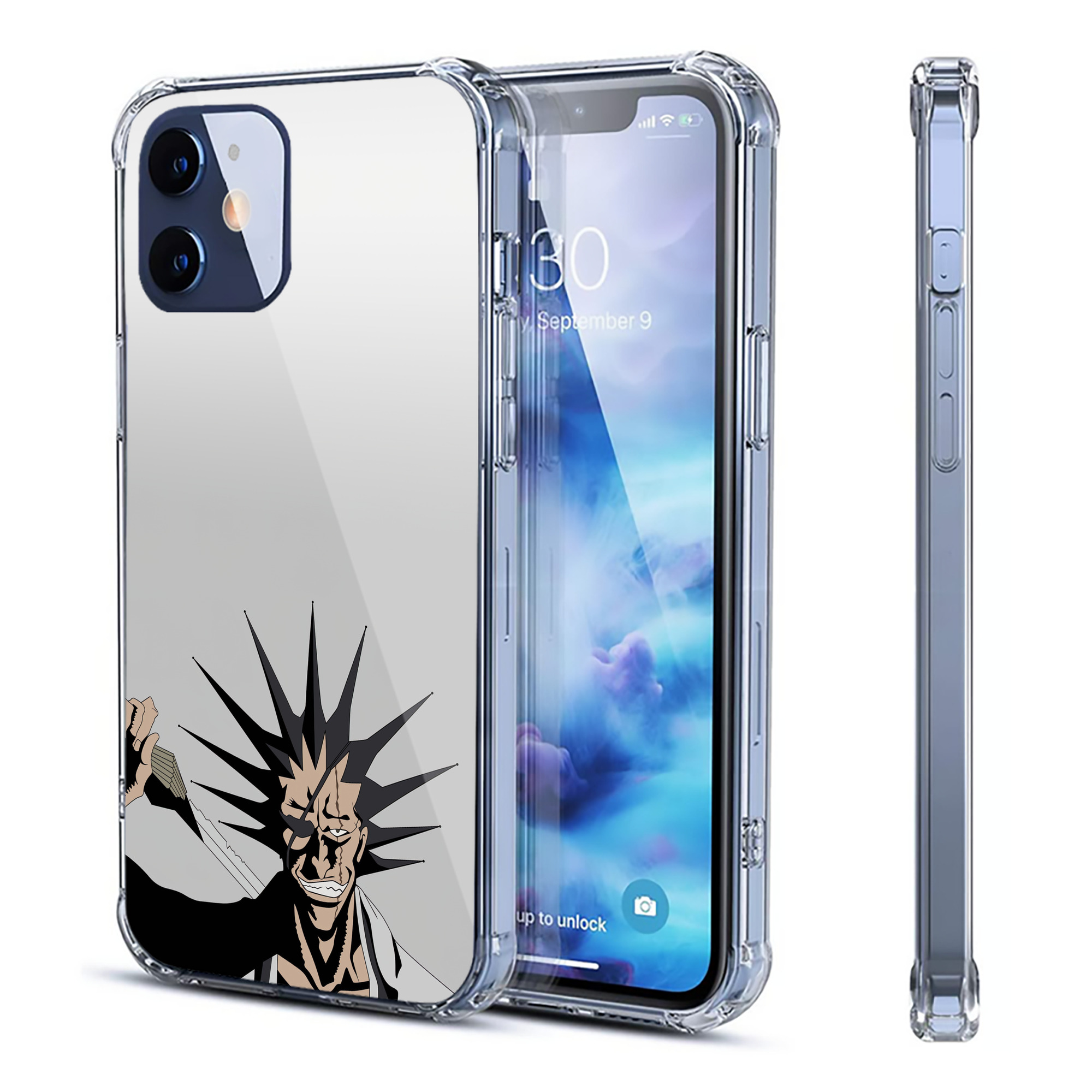 （画像用） ブリーチ BLEACH 【iPhone 12シリーズ対応】透明スマホケース（クリアソフトケース）